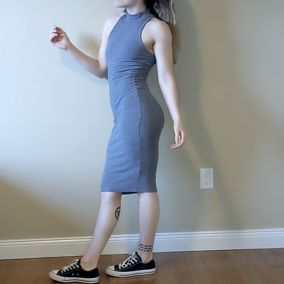 'Revamped by Sirens' Grey Maxi Dress - Picture 2 of 5